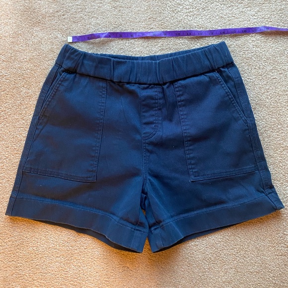 Lee High Rise Relaxed Navy Shorts Size 10 - Picture 2 of 4